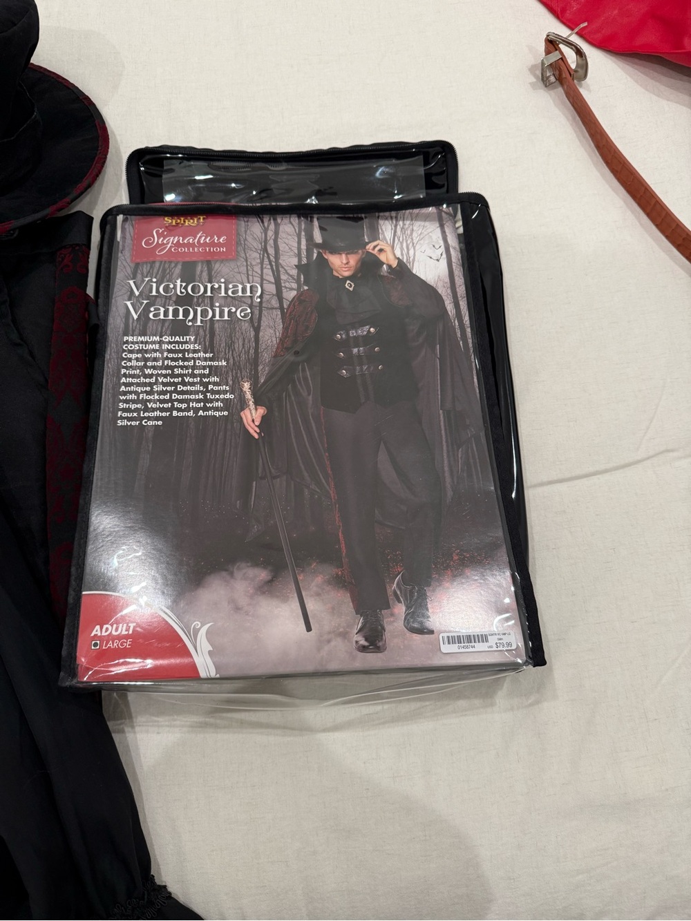Never worn large vampire Halloween costume